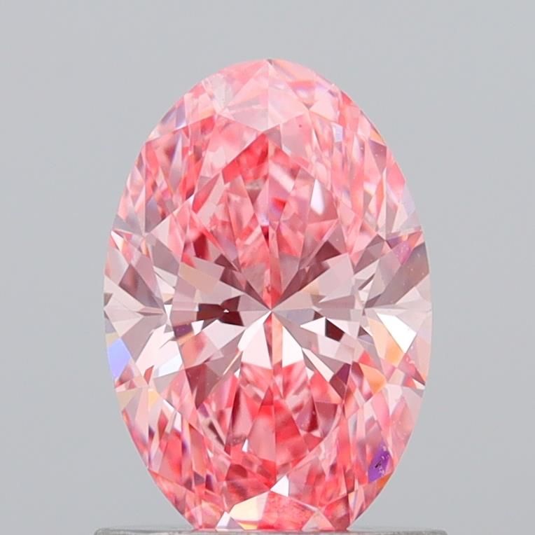1.05 CT Fancy Vivid Pink OVAL