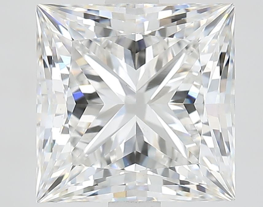 3.98 ct. princess Lab Grown Diamond front image