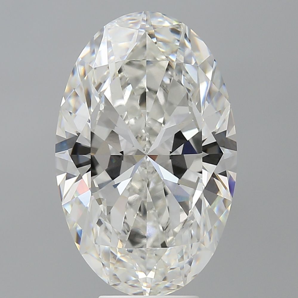 7.58 ct. oval Lab Grown Diamond front image