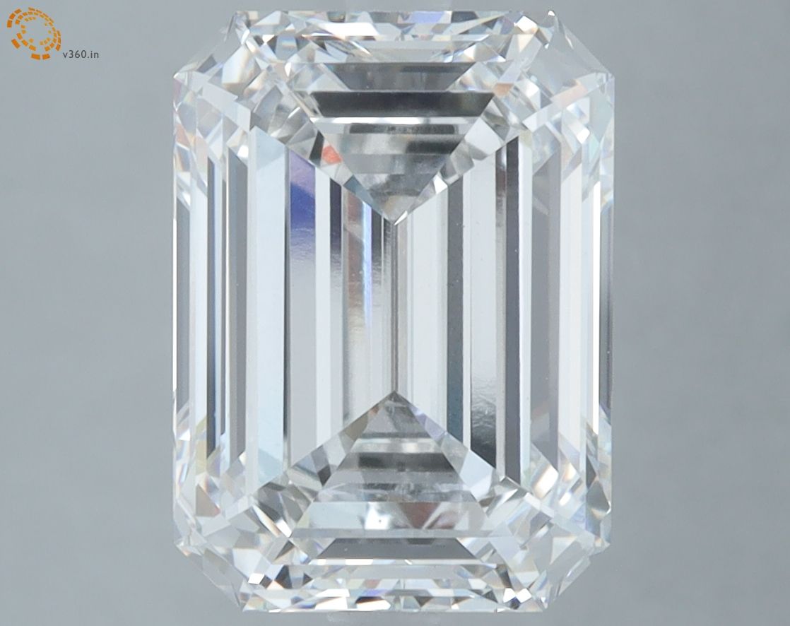 5.30 ct. emerald Lab Grown Diamond front image