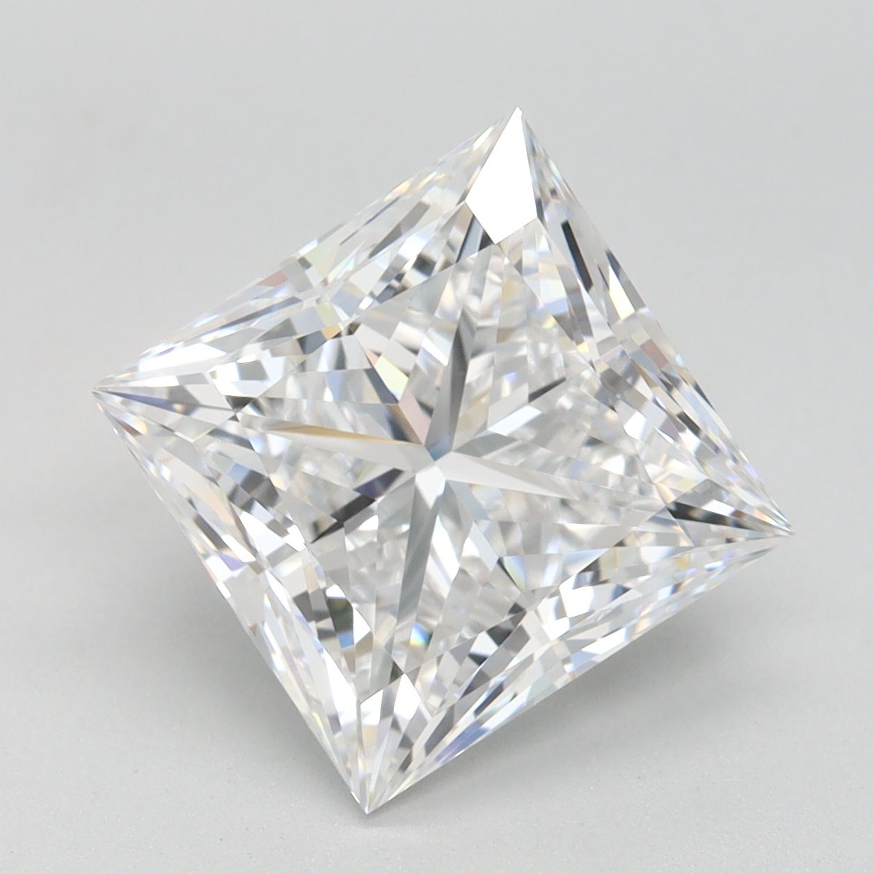 4.10 ct. princess Lab Grown Diamond front image