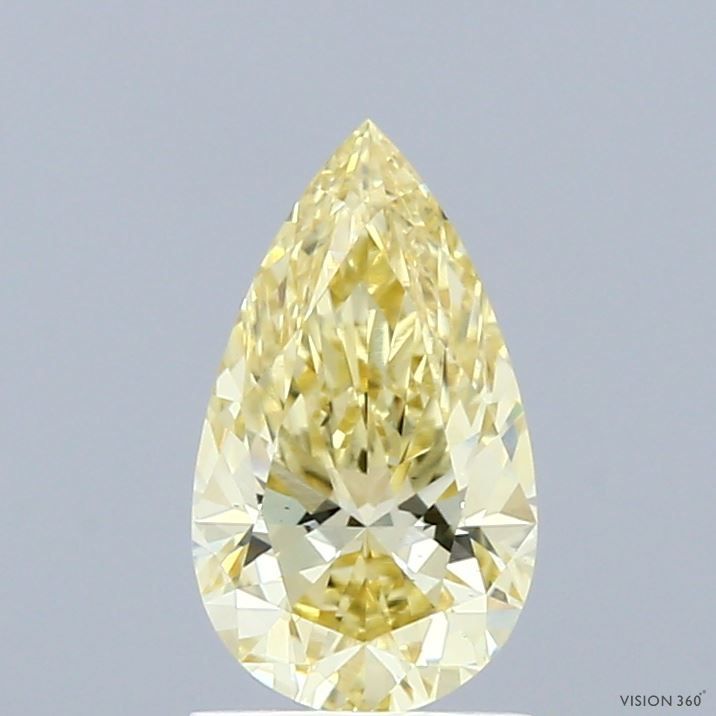 1.0 CT Fancy Intense Yellow PEAR