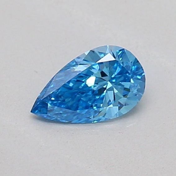 0.15 CT Fancy Vivid Blue PEAR