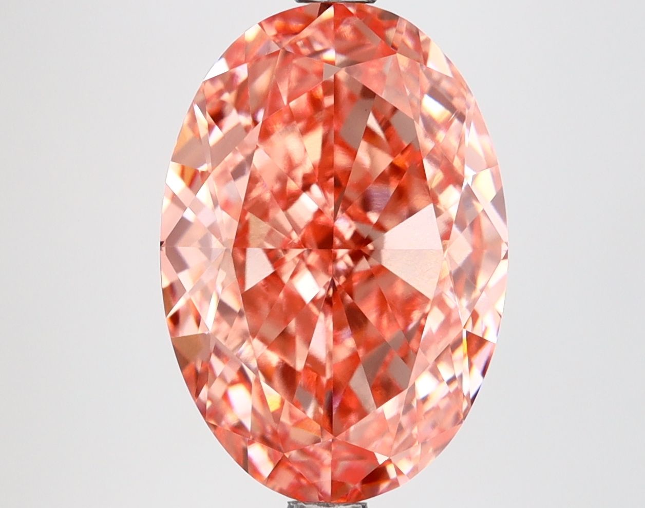 6.11 ct. oval Lab Grown Diamond front image