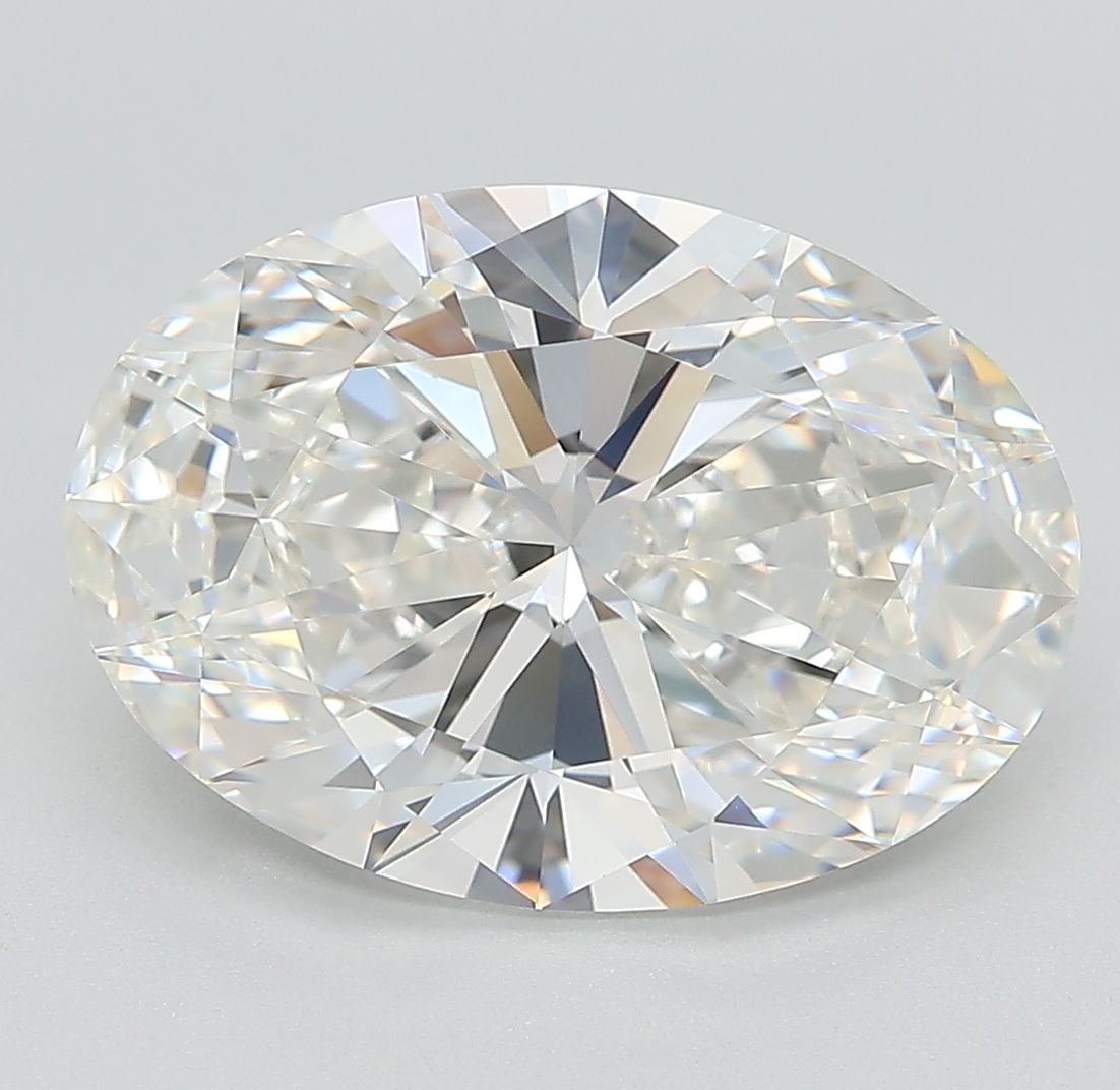 5.18 ct. oval Lab Grown Diamond front image