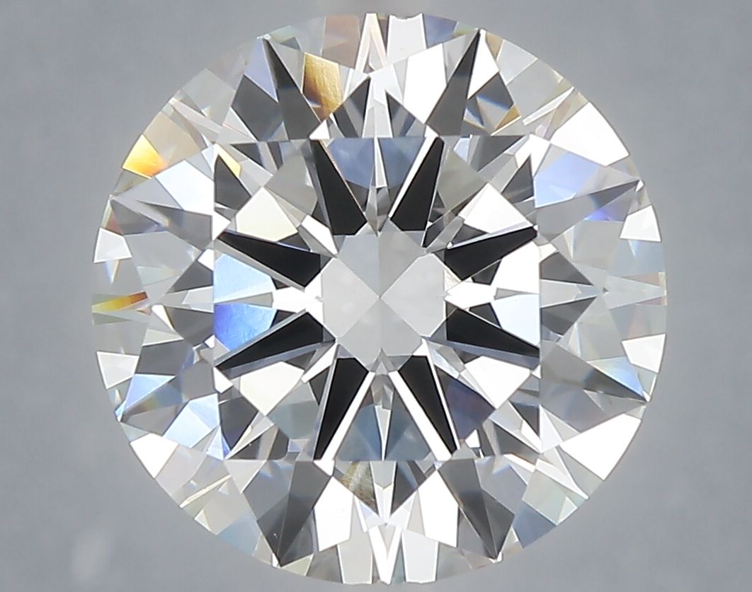 Diamant Rond 6.04 ct - Couleur F - Pureté VVS2