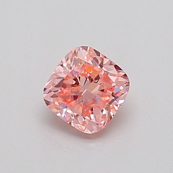 0.43 CT Fancy Vivid Pink CUSHION MODIFIED
