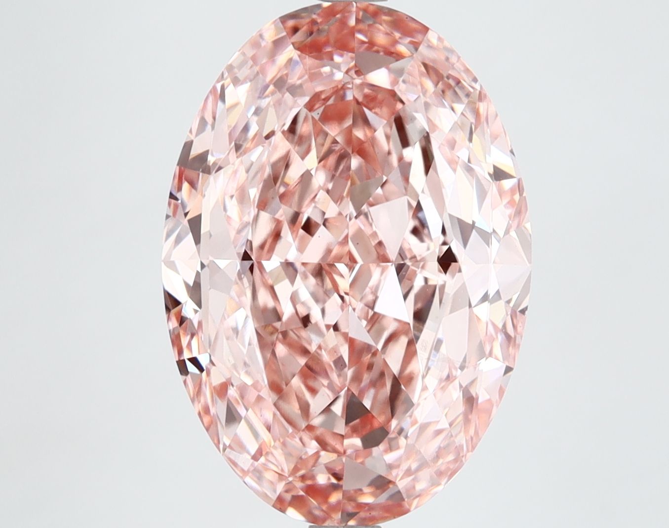 6.88 ct. oval Lab Grown Diamond front image