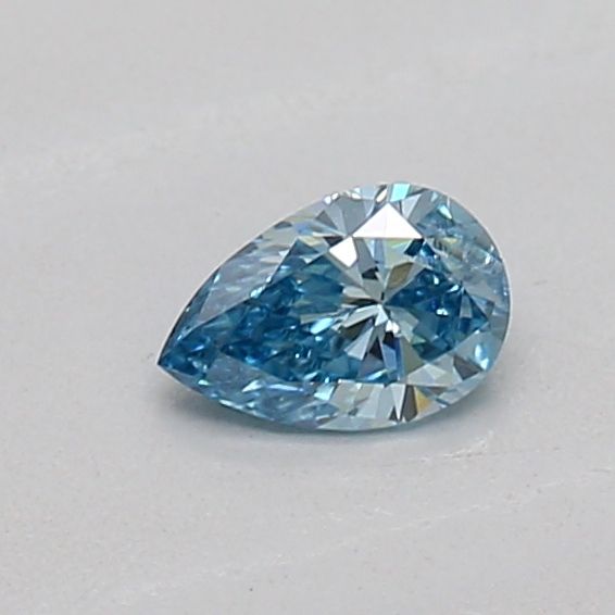0.13 CT Fancy Vivid Blue PEAR