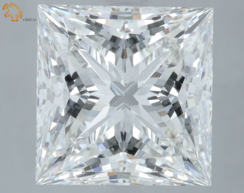 5.05 ct. princess Lab Grown Diamond front image