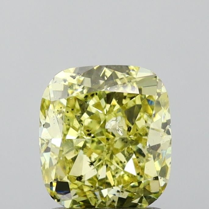 Diament 1.54 ct Fancy Brownish Greenish Yellow/I1