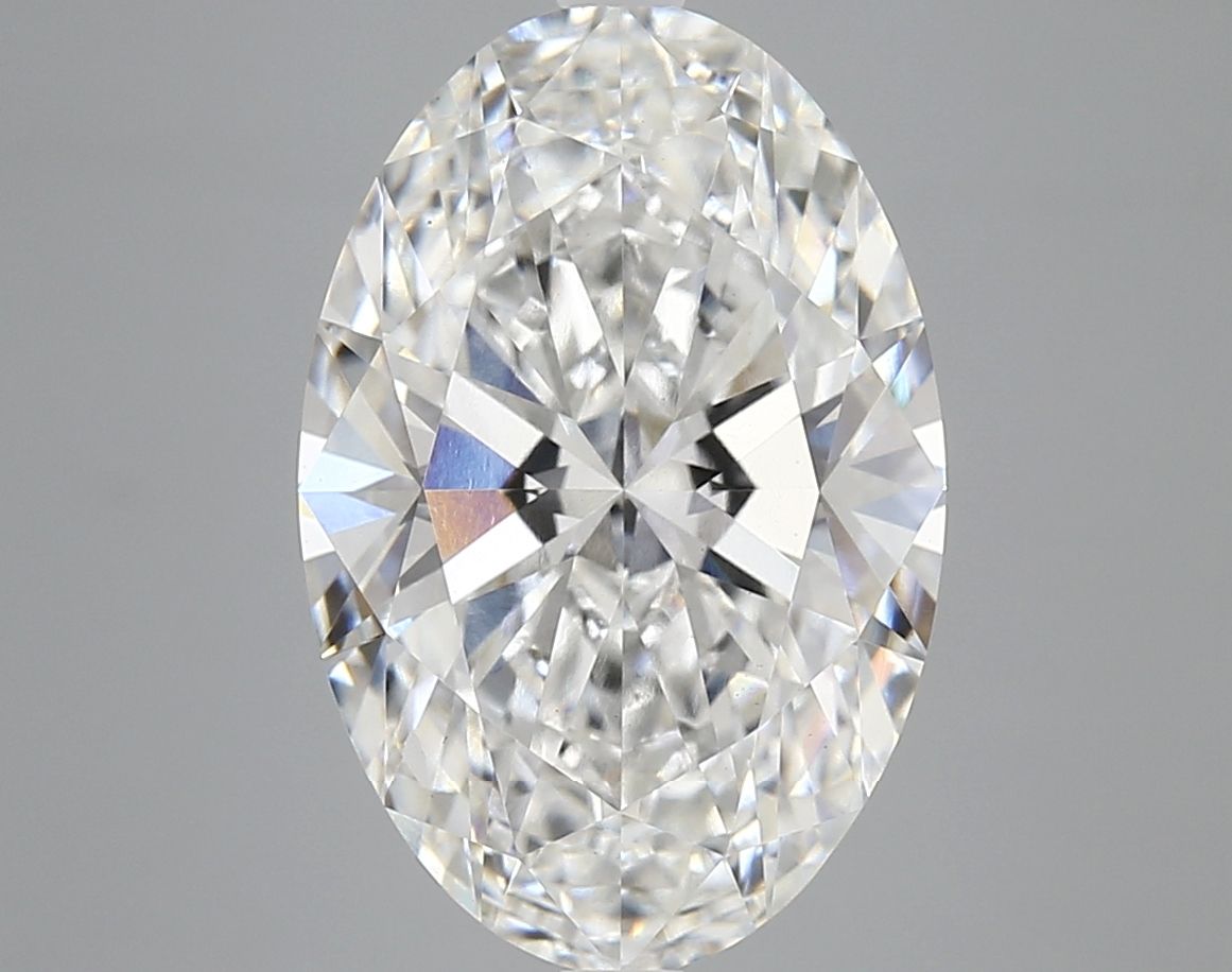 6.08 ct. oval Lab Grown Diamond front image