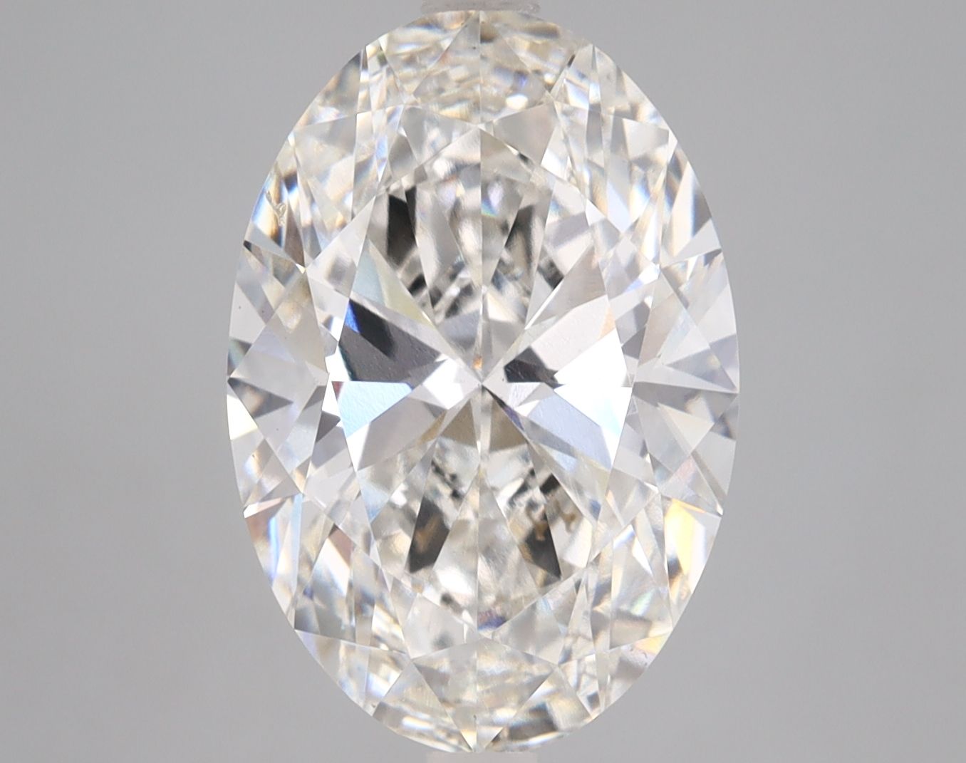 5.23 ct. oval Lab Grown Diamond front image