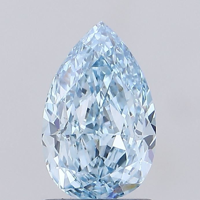 1.46 CT Fancy Vivid Blue PEAR
