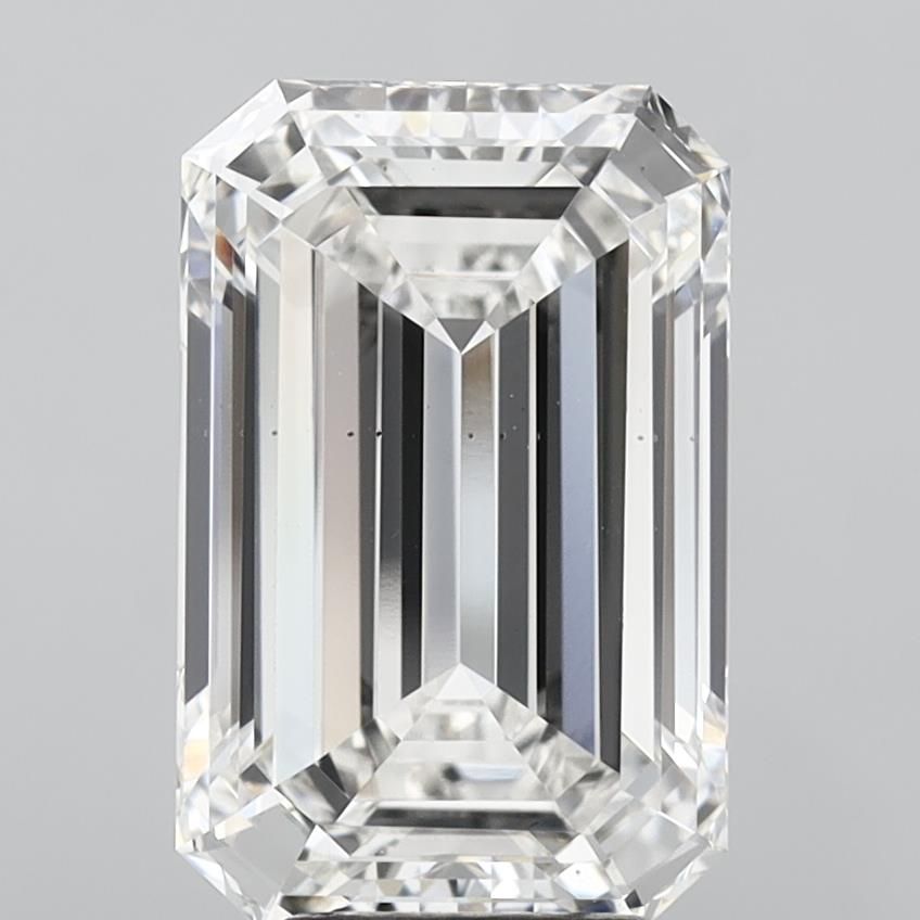6.06 ct. emerald Lab Grown Diamond front image