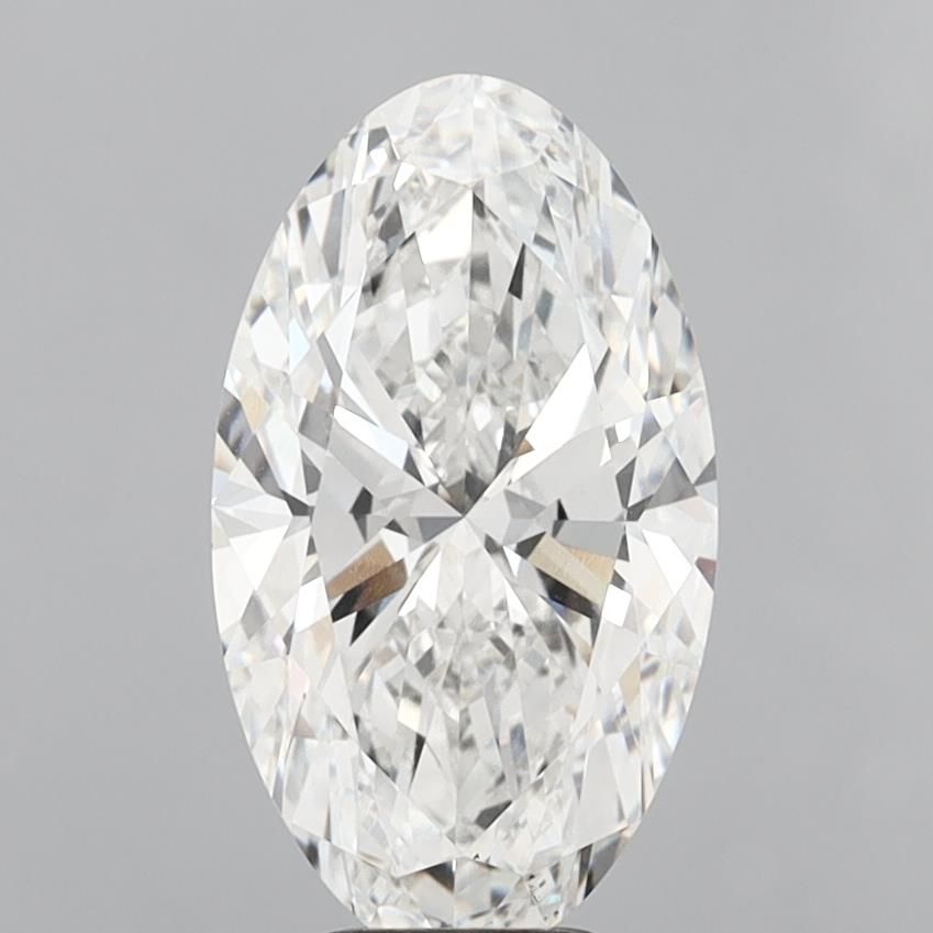 6.05 ct. oval Lab Grown Diamond front image