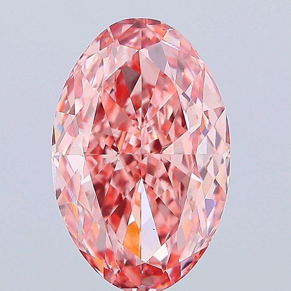 8.21 ct. oval Lab Grown Diamond front image