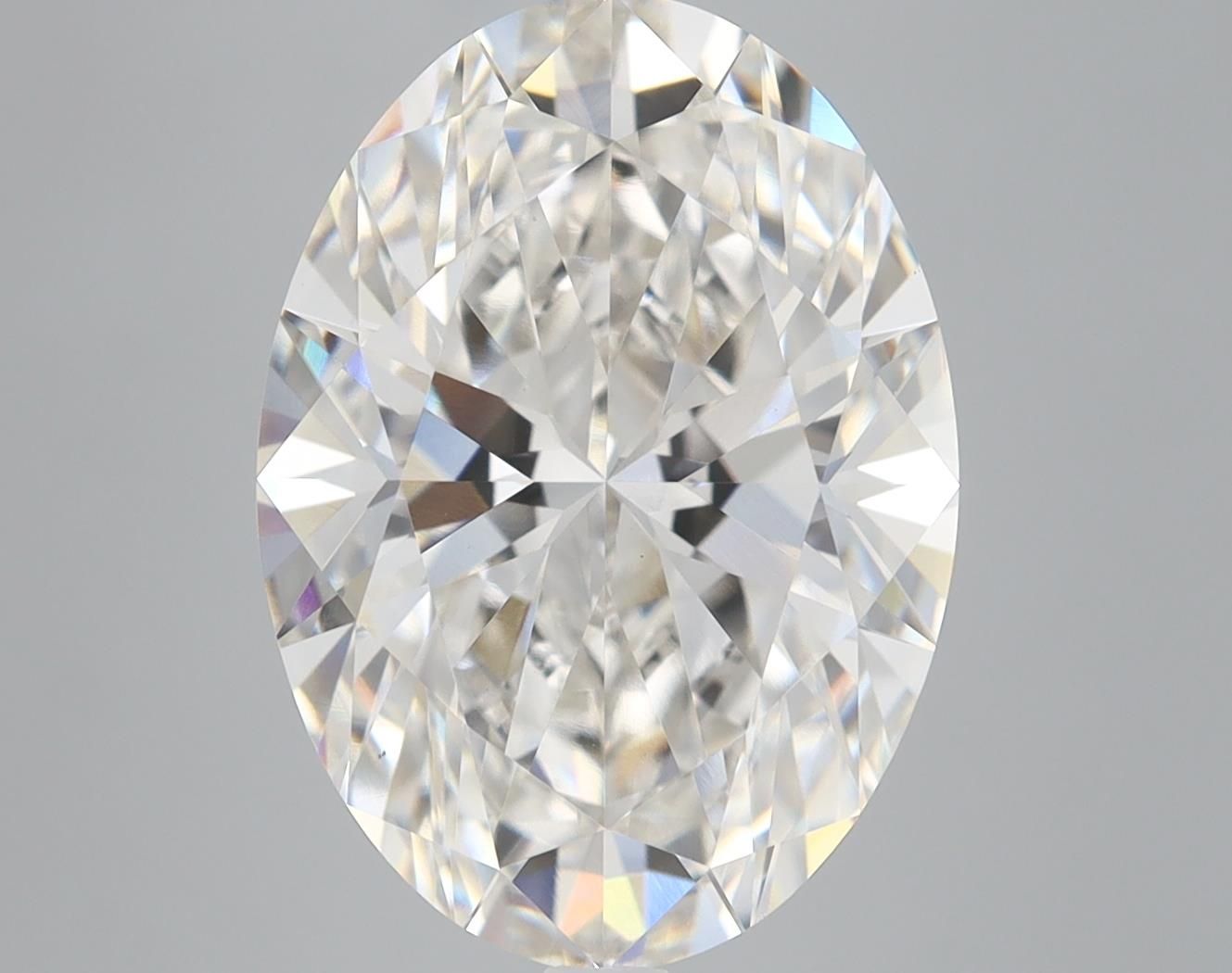6.42 ct. oval Lab Grown Diamond front image
