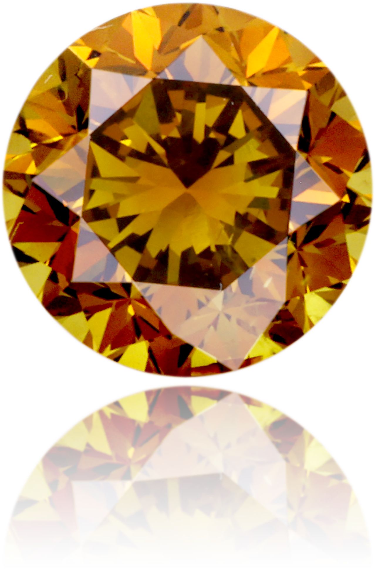 Diament 1.59 ct Fancy Deep Orange/I1