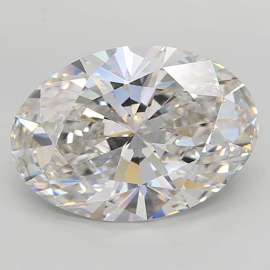 14.08 ct. oval Lab Grown Diamond front image