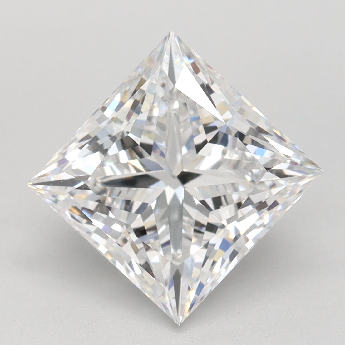 3.02 ct. princess Lab Grown Diamond front image