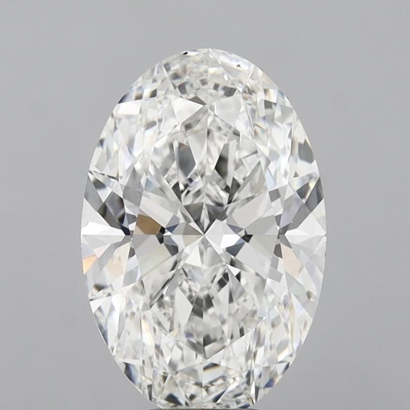 6.05 ct. oval Lab Grown Diamond front image