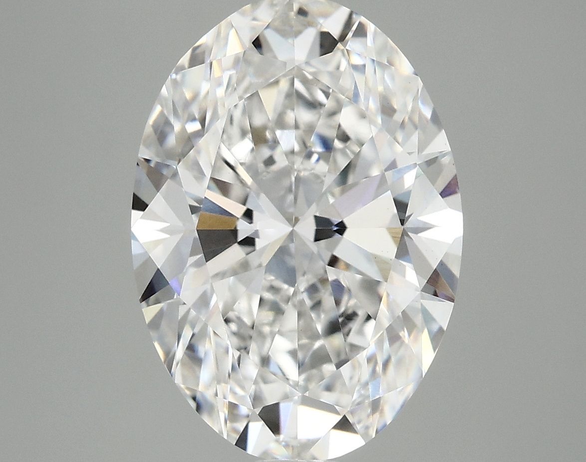 5.01 ct. oval Lab Grown Diamond front image
