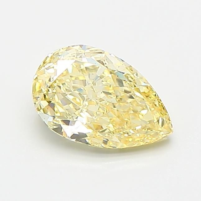 0.76 CT Fancy Yellow PEAR
