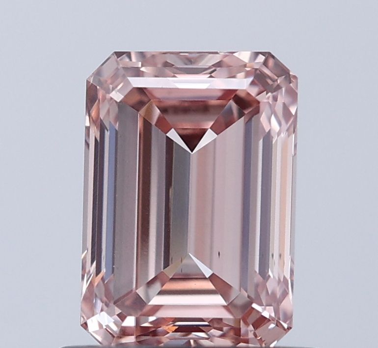 0.98 CT Fancy Light Pinkish Brown EMERALD