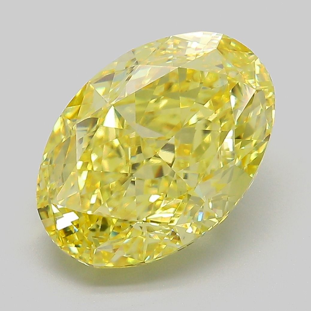 5.86 ct. oval Lab Grown Diamond front image