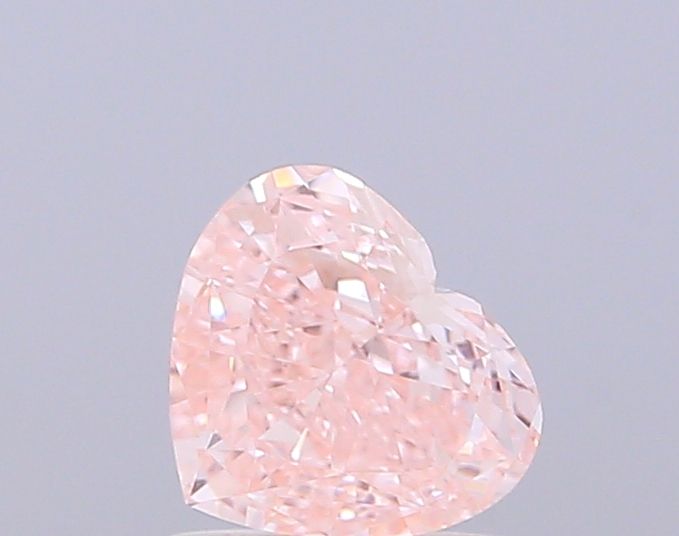 1.0 CT Fancy Intense Pink HEART