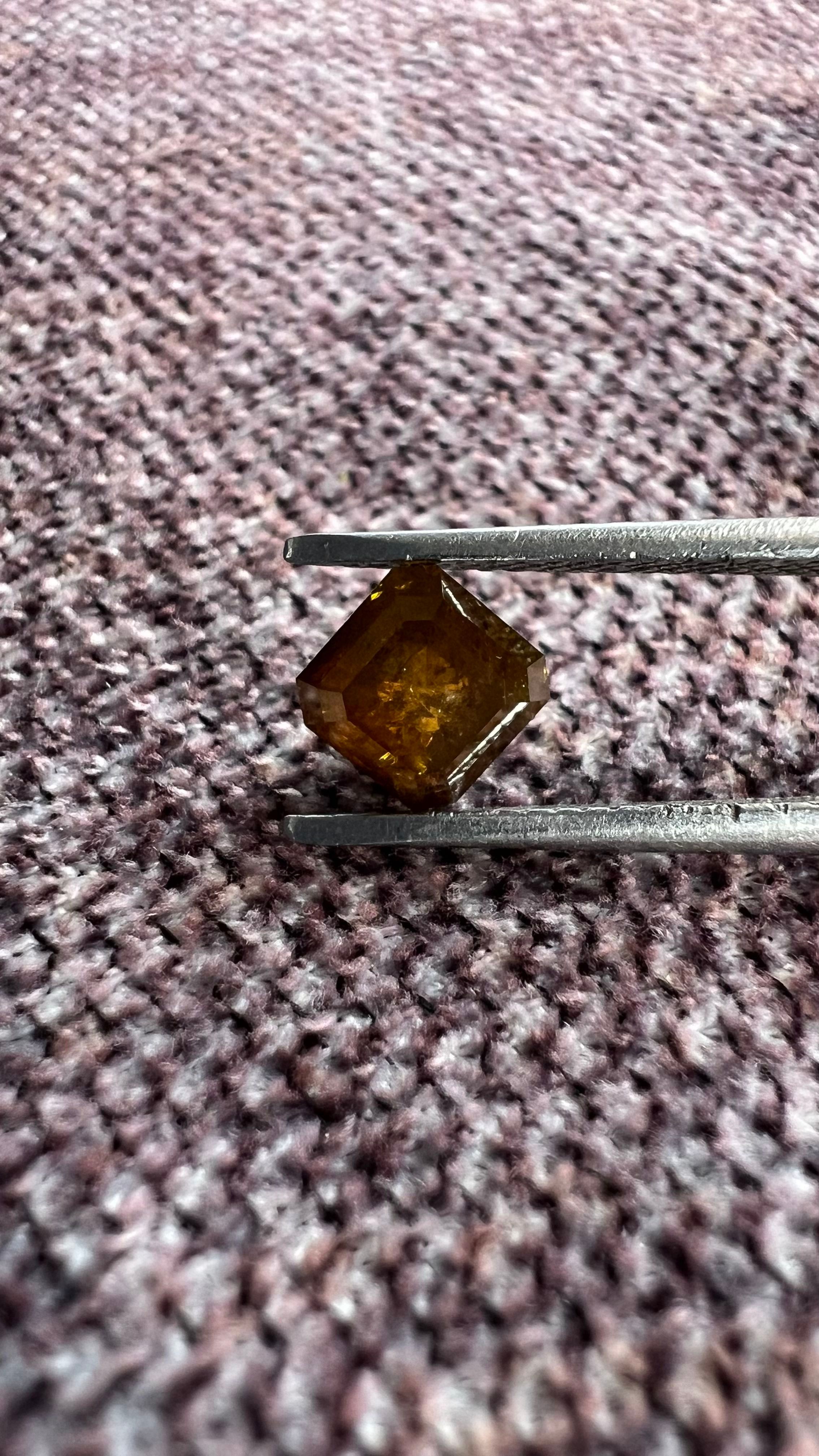 Diament 1.1 ct Fancy Yellow/I1