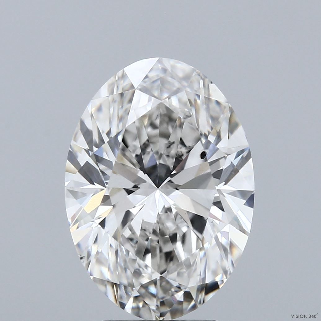 5.02 ct. oval Lab Grown Diamond front image