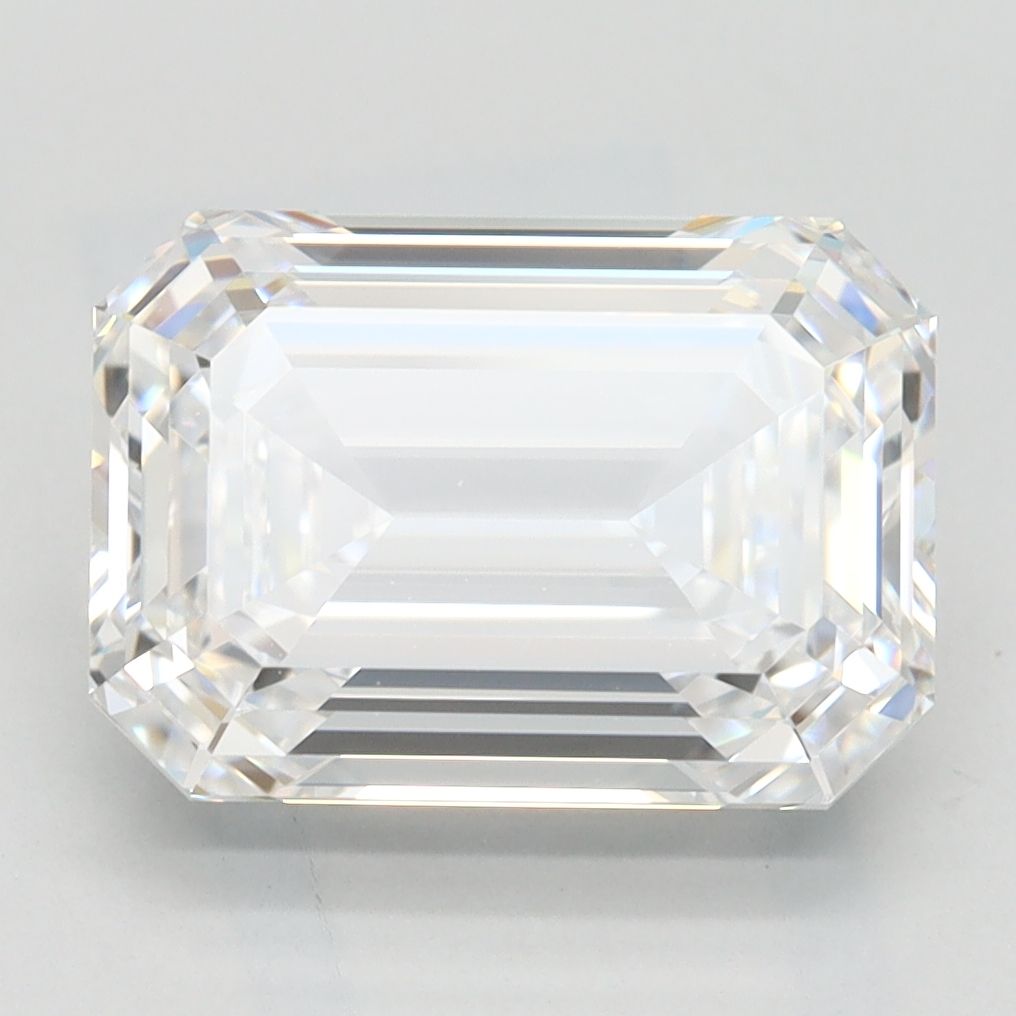 Diamant Émeraude 3.28 ct - Couleur D - Pureté VVS1