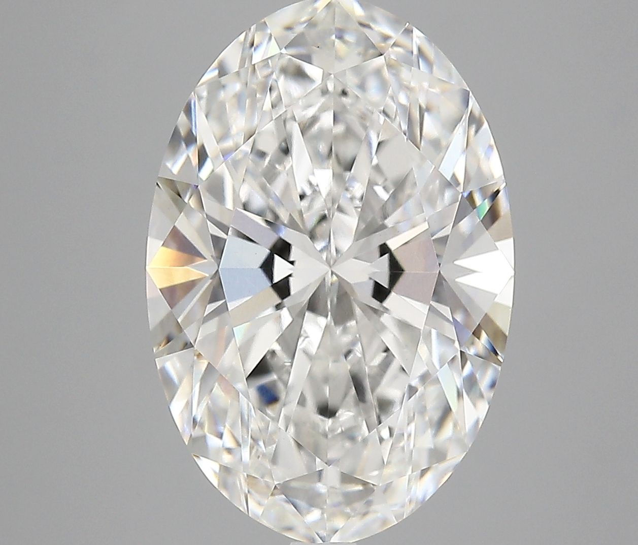 6.25 ct. oval Lab Grown Diamond front image