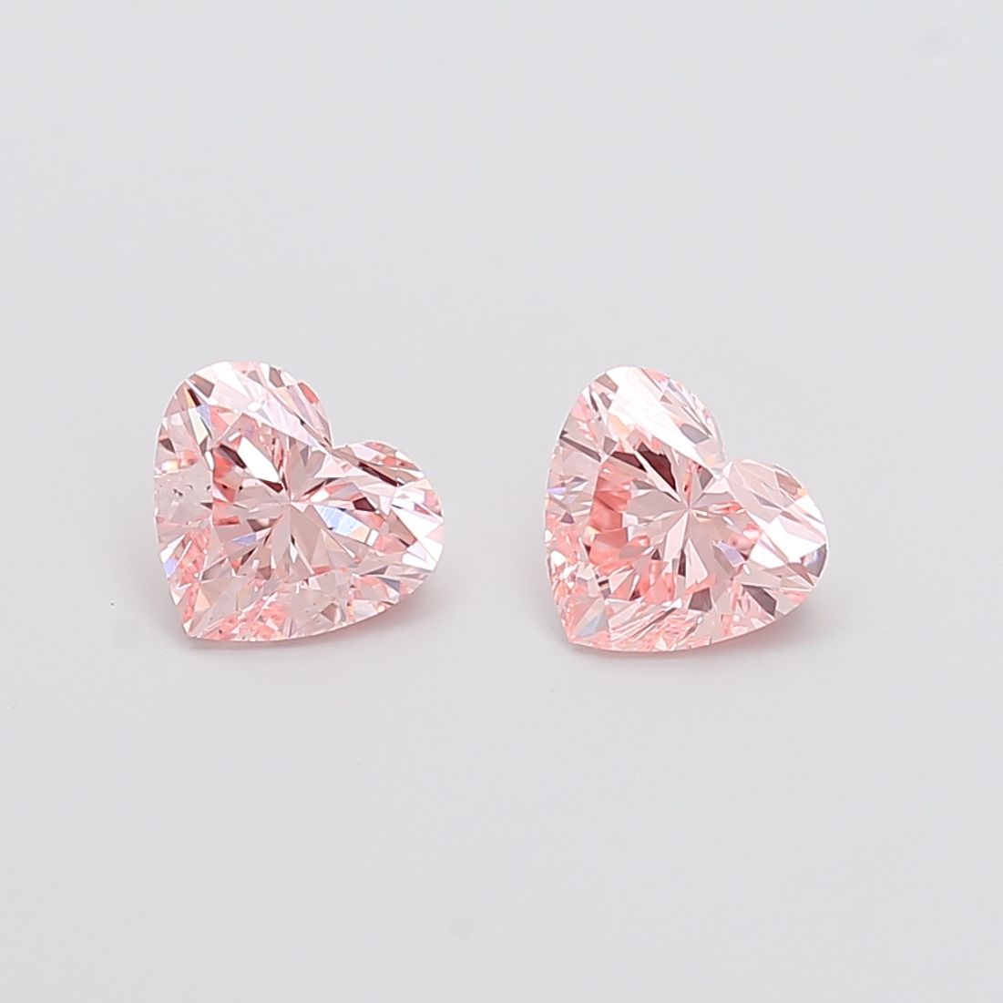 1.06 CT Fancy Intense Pink HEART