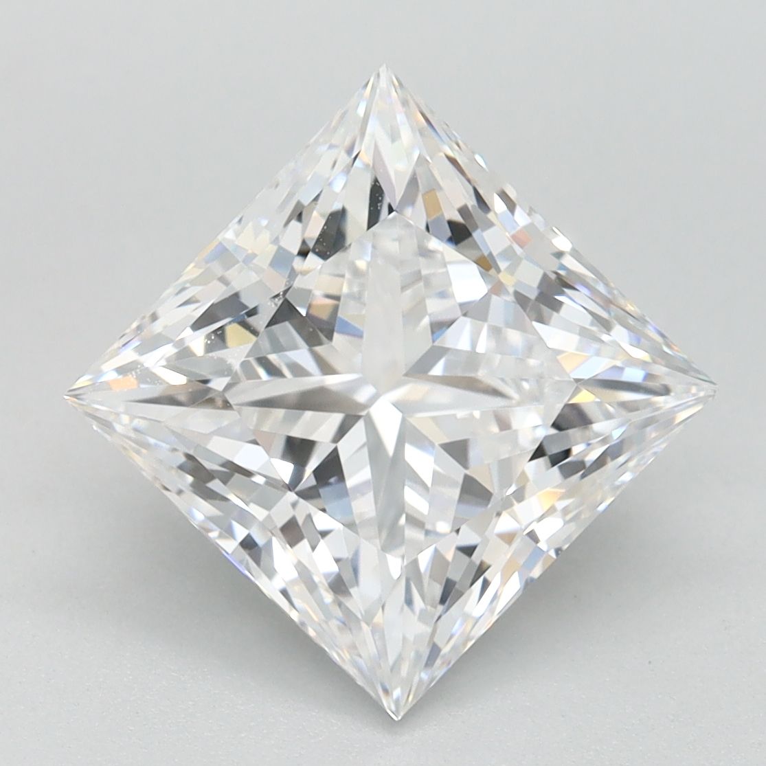 3.18 ct. princess Lab Grown Diamond front image