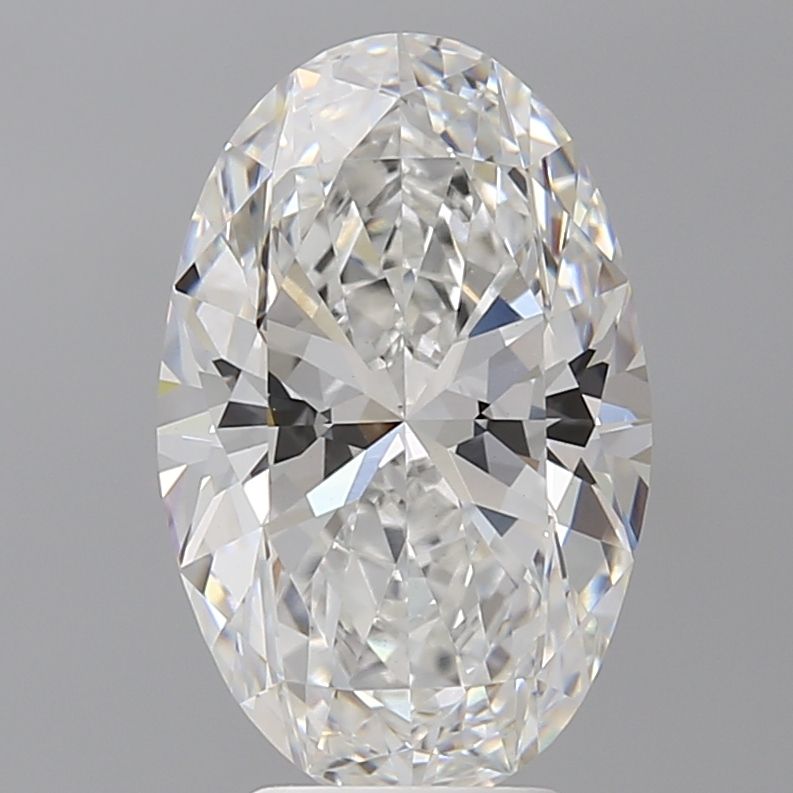 4.10 ct. oval Lab Grown Diamond front image