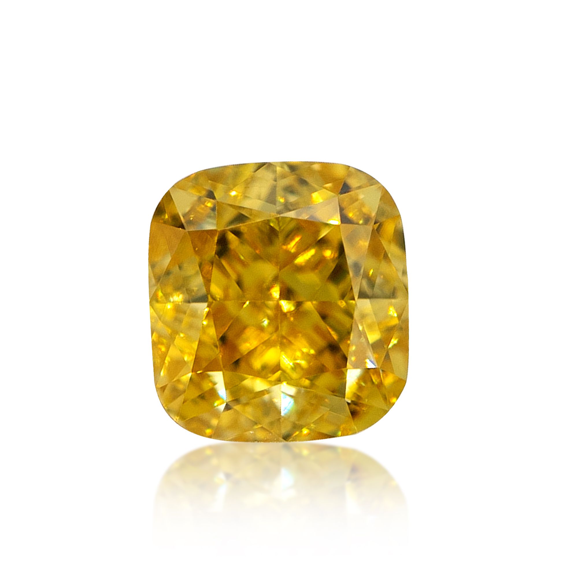 Diament 0.25 ct Fancy Vivid Yellow/VVS1