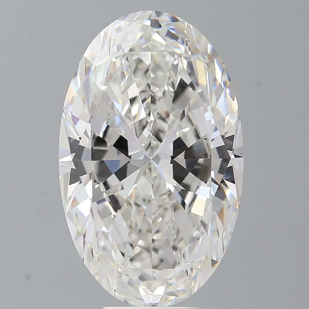 9.60 ct. oval Lab Grown Diamond front image