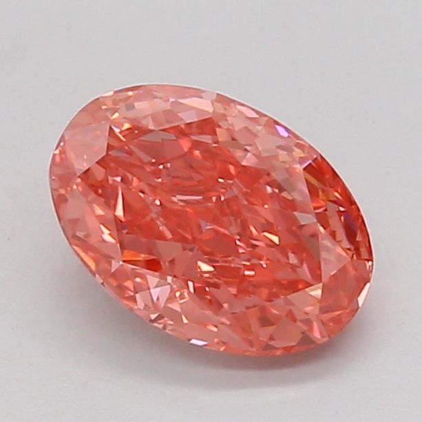 1.53 CT Fancy Vivid Pink OVAL