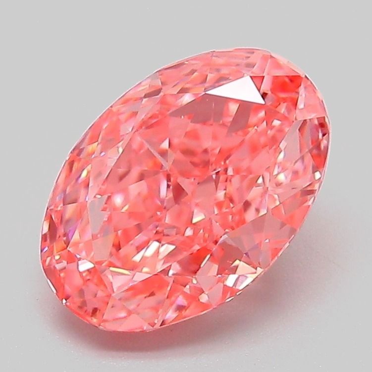 2.10 ct. oval Lab Grown Diamond front image
