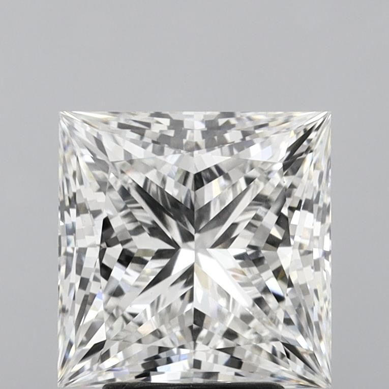 4.12 ct. princess Lab Grown Diamond front image