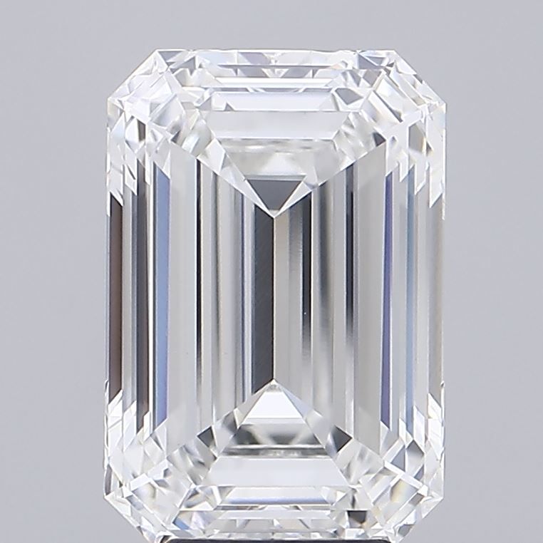 6.09 ct. emerald Lab Grown Diamond front image
