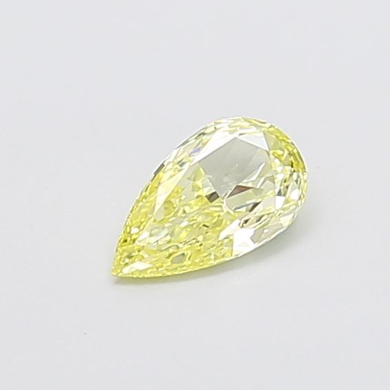0.42 CT Fancy Yellow PEAR