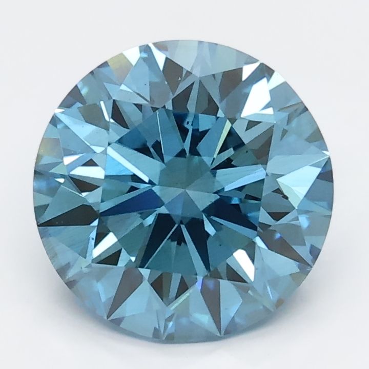 2.08 CT Fancy Vivid Blue ROUND