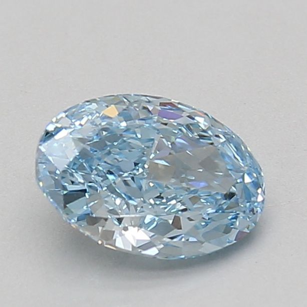 1.28 CT Fancy Vivid Blue OVAL