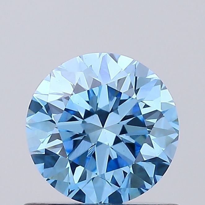 0.73 CT Fancy Vivid Blue ROUND