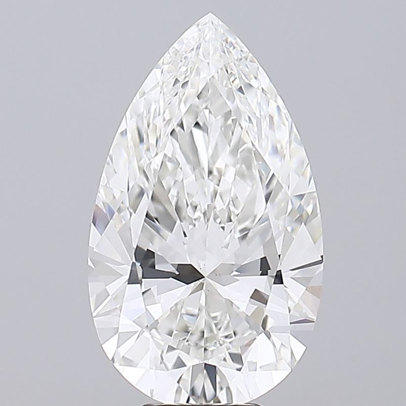 7.10 ct. pear Lab Grown Diamond front image