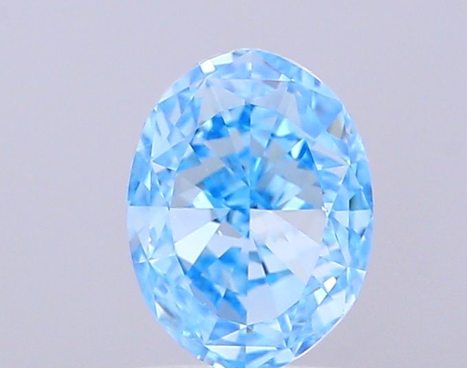 1.51 CT Fancy Vivid Blue OVAL